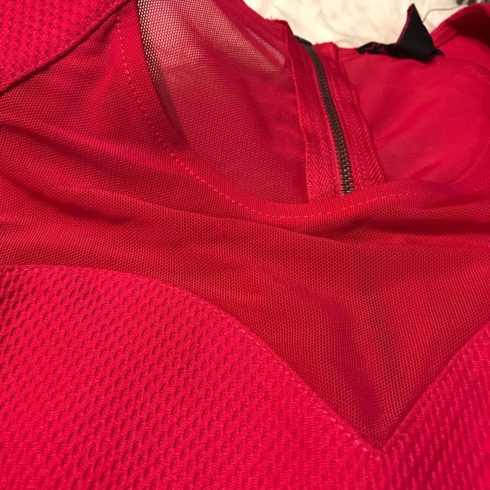 🛑 MATERIAL GIRL PEPLUM MESH TOP - Picture 7 of 8